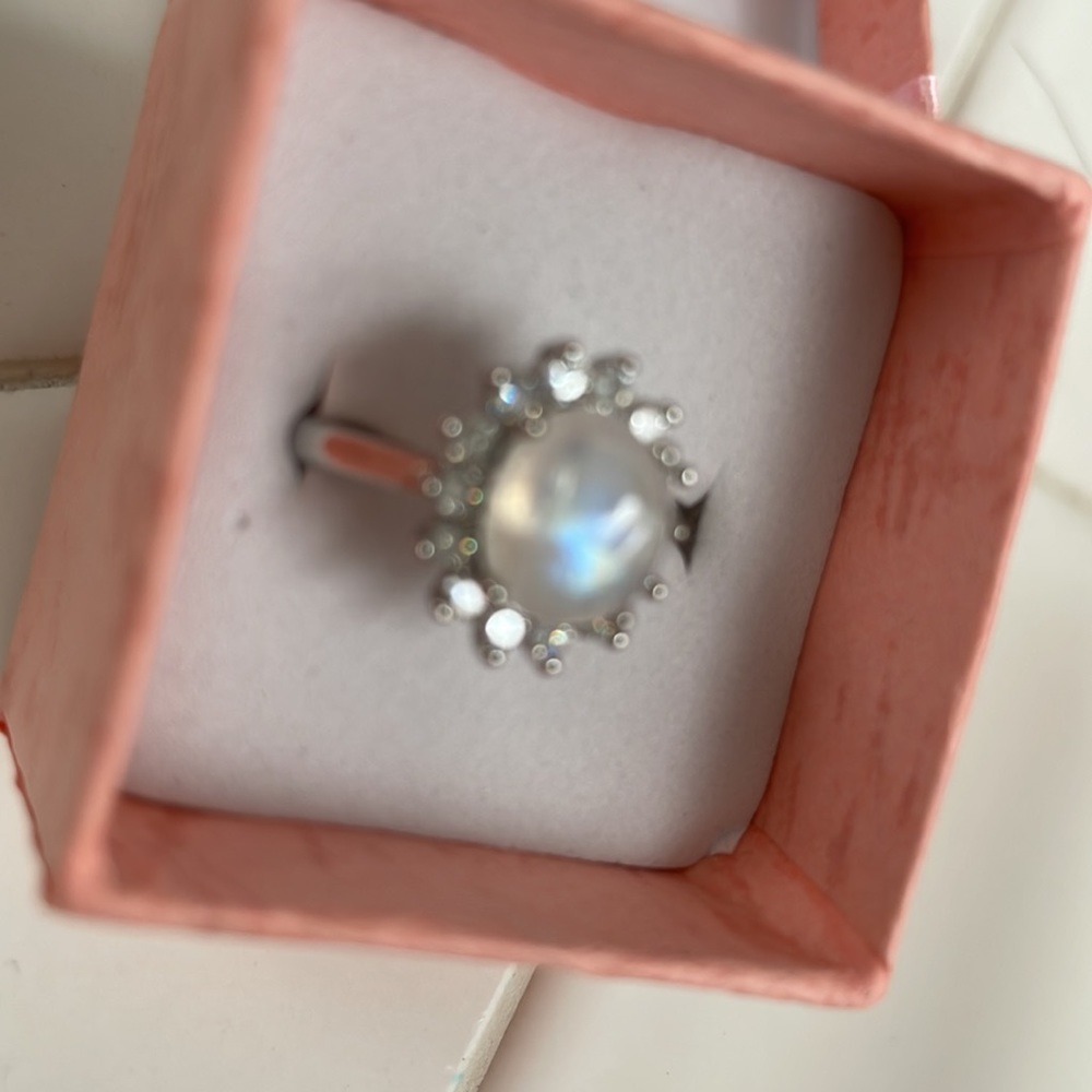 Moonstone adjustable ring - Picture 3 of 3